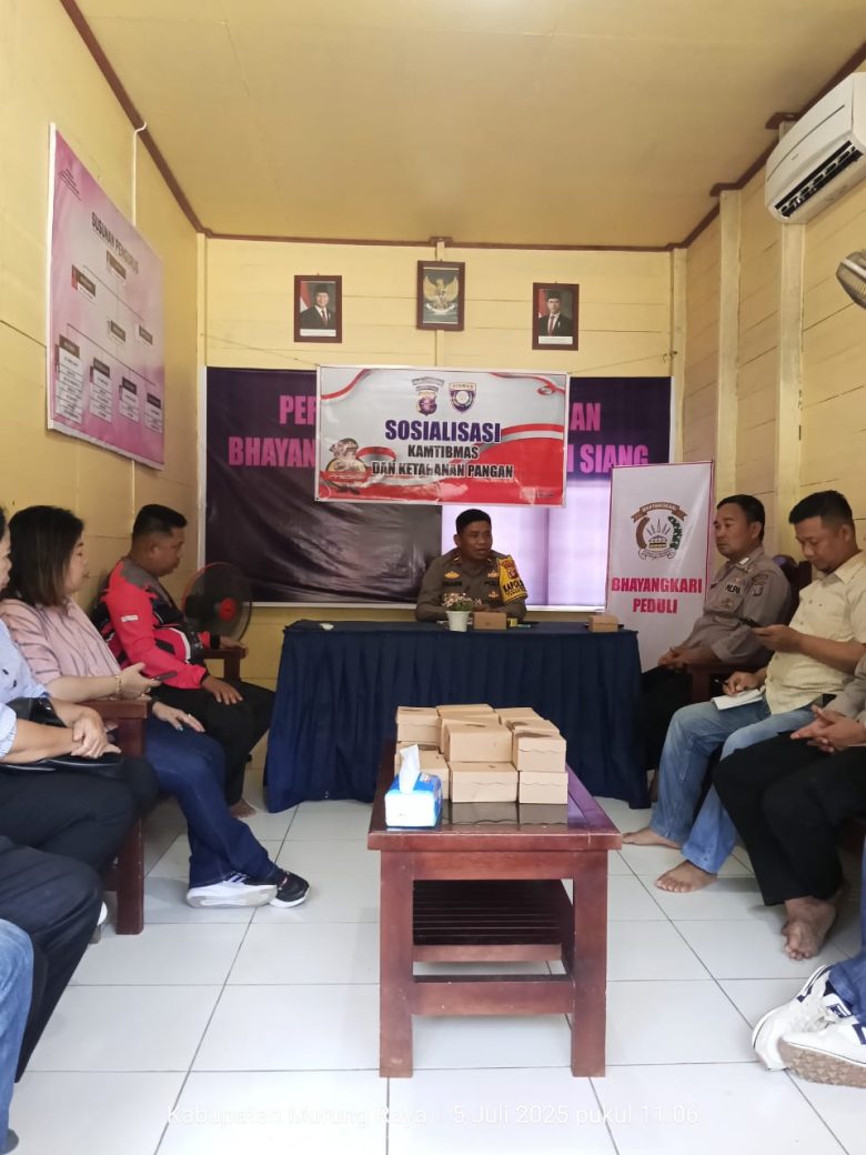 Dukung Pencapaian Swasembada Pangan, Kapolsek Tanah Siang Rangkul Kades dan Lurah